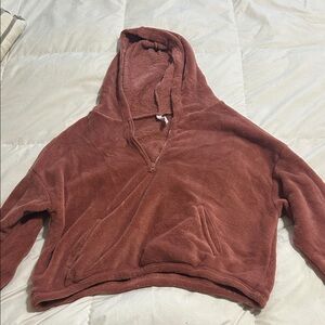 Women's Warm Rust Pullover Hoodie